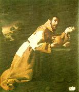 Francisco de Zurbaran francis kneeling Germany oil painting reproduction